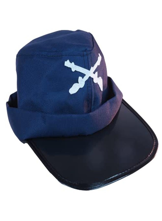 Squirrel Products Civil War Union Soldier Hat - Kepi -Blue - One Size with Adjustable Baseball Cap Snaps - Costume Accessories - Image 1
